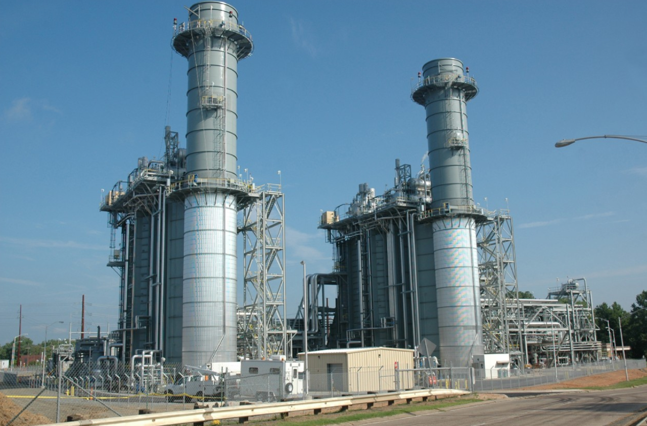 natural gas fired power plants
